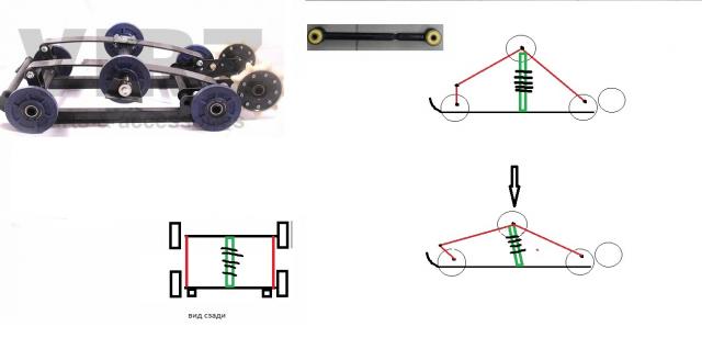 Третья лыжа для снегохода динго 150 чертеж